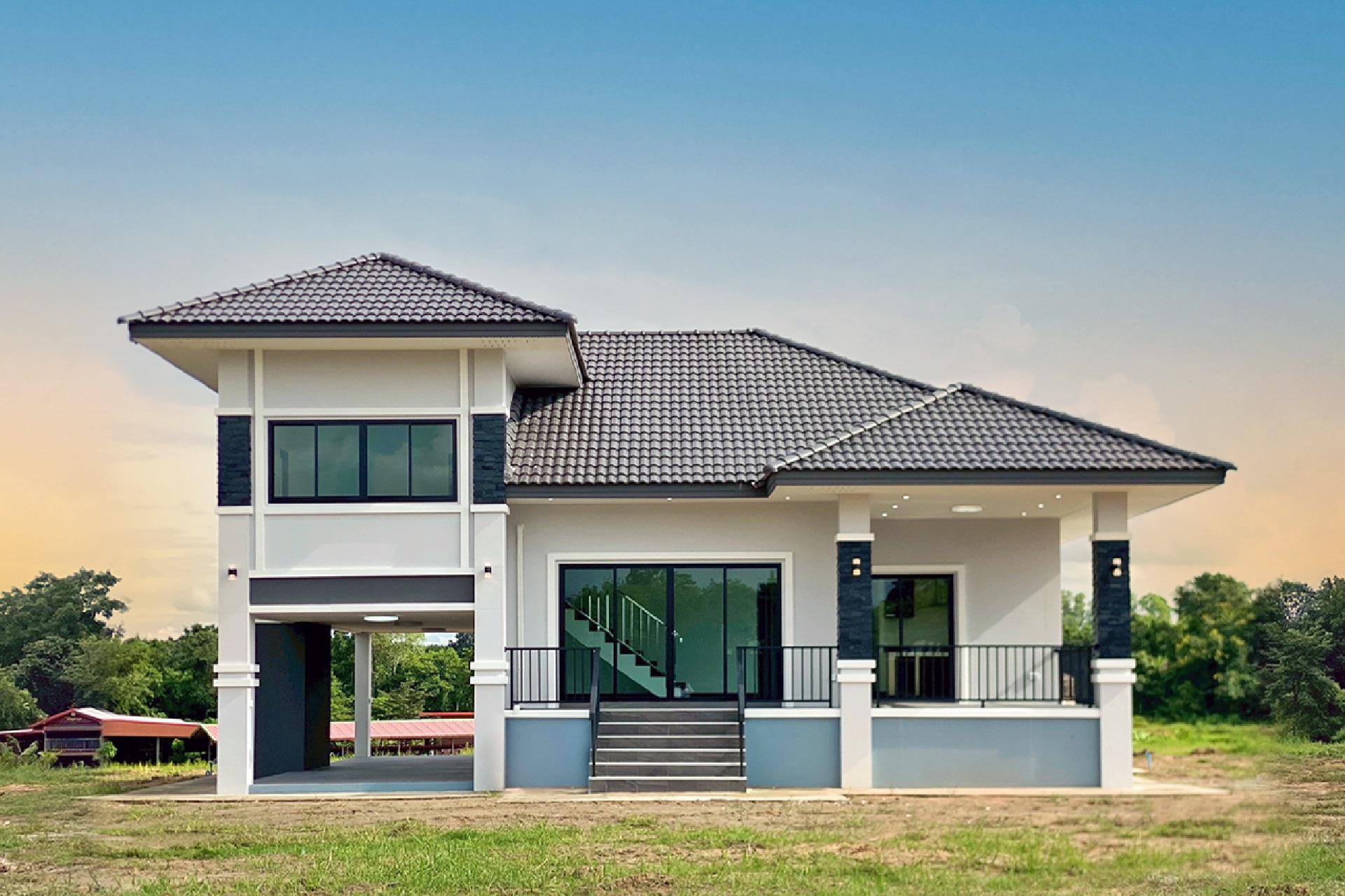 แบบบ้านหรู่