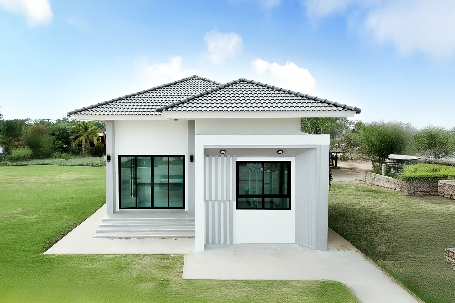 แบบบ้านหรู่